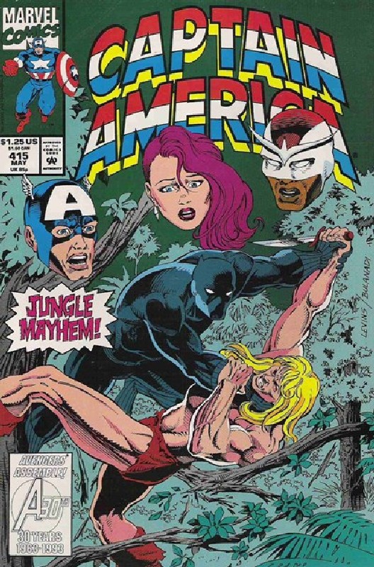 Cover of Captain America (Vol 1) #415. One of 250,000 Vintage American Comics on sale from Krypton!