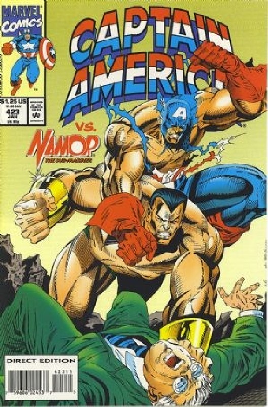Cover of Captain America (Vol 1) #423. One of 250,000 Vintage American Comics on sale from Krypton!