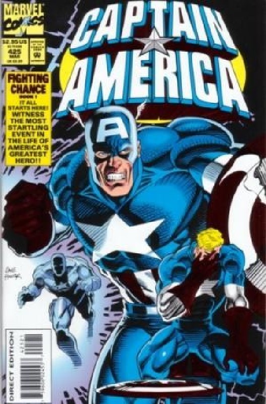 Cover of Captain America (Vol 1) #425. One of 250,000 Vintage American Comics on sale from Krypton!