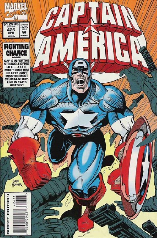 Cover of Captain America (Vol 1) #426. One of 250,000 Vintage American Comics on sale from Krypton!