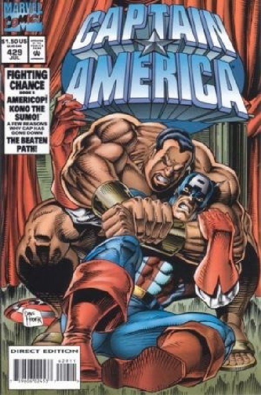 Cover of Captain America (Vol 1) #429. One of 250,000 Vintage American Comics on sale from Krypton!