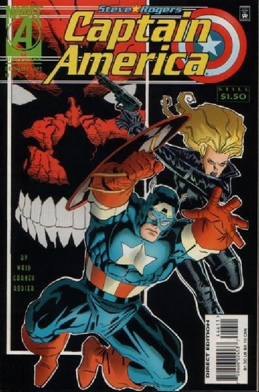 Cover of Captain America (Vol 1) #446. One of 250,000 Vintage American Comics on sale from Krypton!