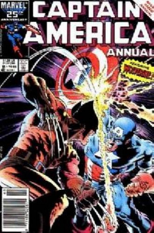 Cover of Captain America Annual #8. One of 250,000 Vintage American Comics on sale from Krypton!