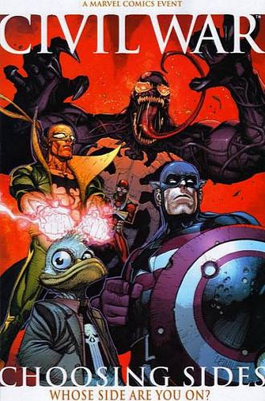 Cover of Civil War: Choosing Sides (2007 One Shot) #1. One of 250,000 Vintage American Comics on sale from Krypton!