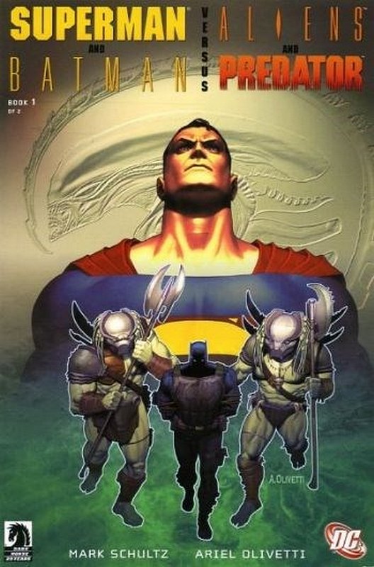 Cover of Superman/Batman vs Aliens/Predators (2007 Ltd) #1. One of 250,000 Vintage American Comics on sale from Krypton!