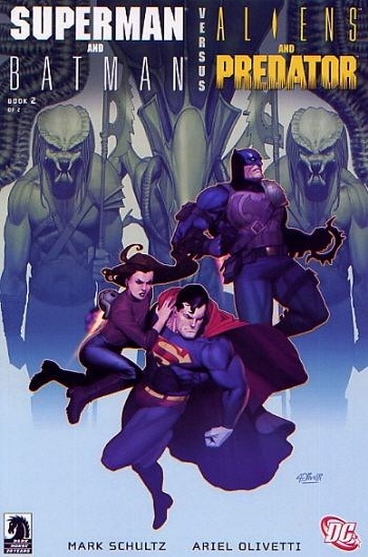 Cover of Superman/Batman vs Aliens/Predators (2007 Ltd) #2. One of 250,000 Vintage American Comics on sale from Krypton!