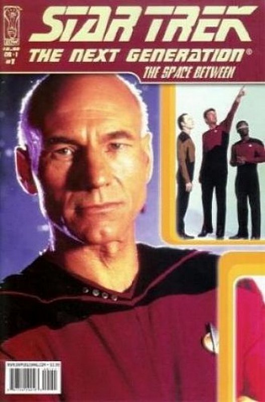 Cover of Star Trek TNG: The Space Between (2007 Ltd) #1. One of 250,000 Vintage American Comics on sale from Krypton!