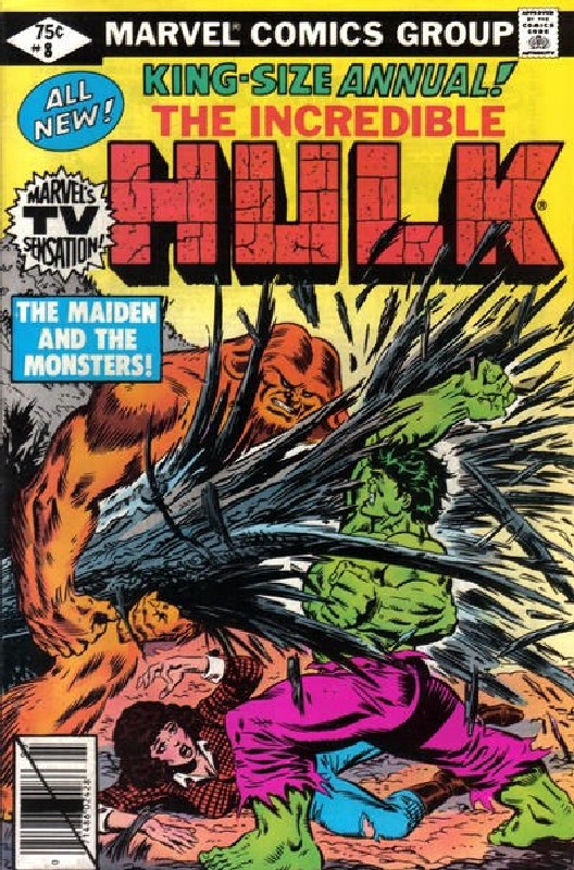 Cover of Incredible Hulk Annual #8. One of 250,000 Vintage American Comics on sale from Krypton!