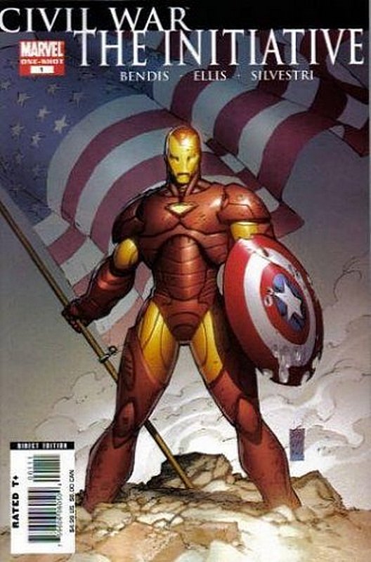 Cover of Civil War: Initiative #1. One of 250,000 Vintage American Comics on sale from Krypton!