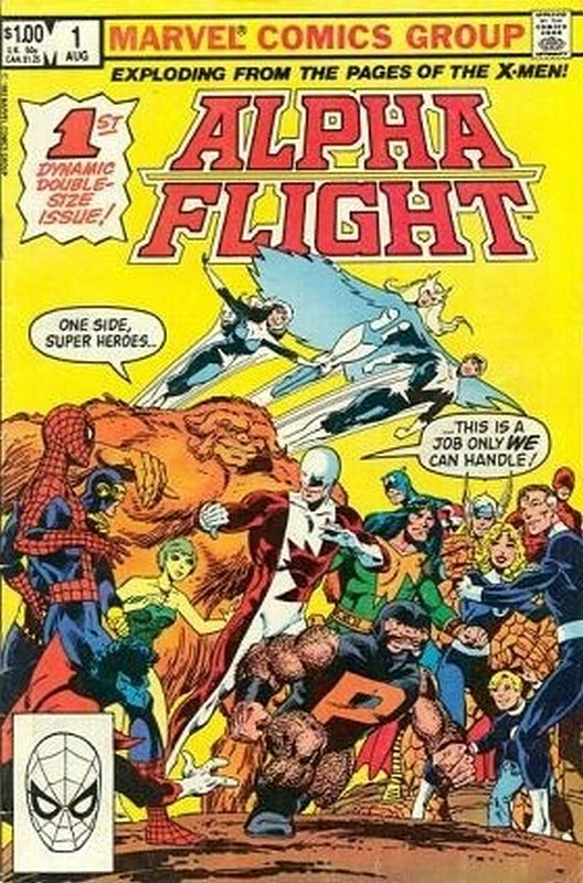 Cover of Alpha Flight (Vol 1) #1. One of 250,000 Vintage American Comics on sale from Krypton!