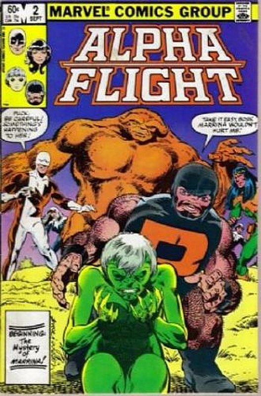 Cover of Alpha Flight (Vol 1) #2. One of 250,000 Vintage American Comics on sale from Krypton!