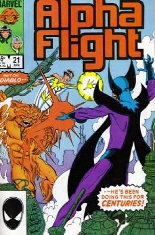Cover of Alpha Flight (Vol 1) #21. One of 250,000 Vintage American Comics on sale from Krypton!