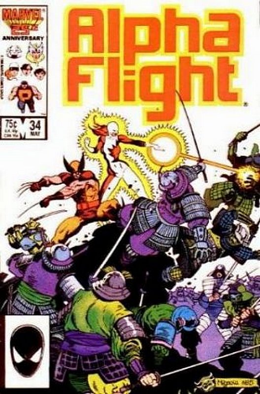 Cover of Alpha Flight (Vol 1) #34. One of 250,000 Vintage American Comics on sale from Krypton!