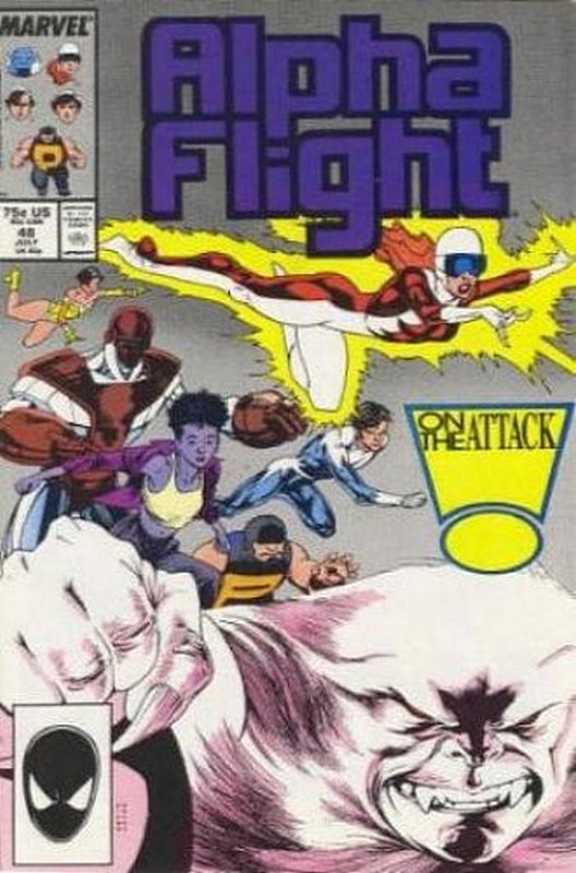 Cover of Alpha Flight (Vol 1) #48. One of 250,000 Vintage American Comics on sale from Krypton!