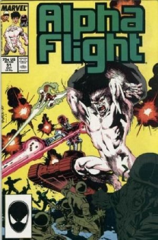 Cover of Alpha Flight (Vol 1) #51. One of 250,000 Vintage American Comics on sale from Krypton!