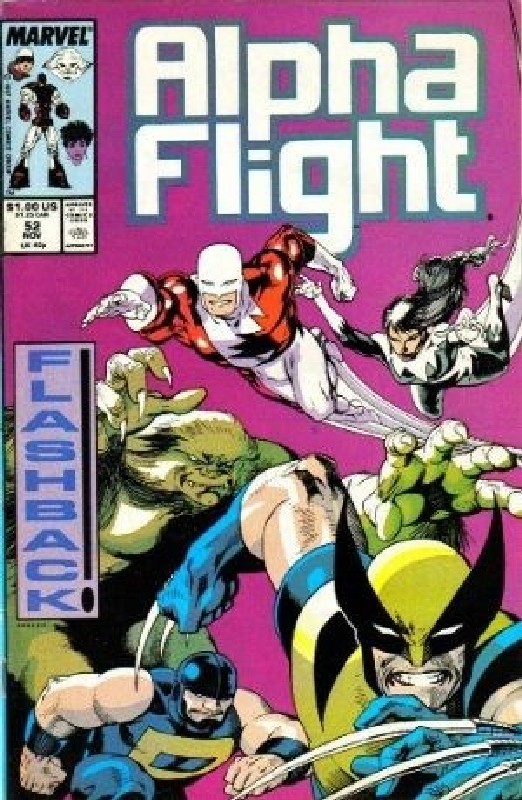 Cover of Alpha Flight (Vol 1) #52. One of 250,000 Vintage American Comics on sale from Krypton!