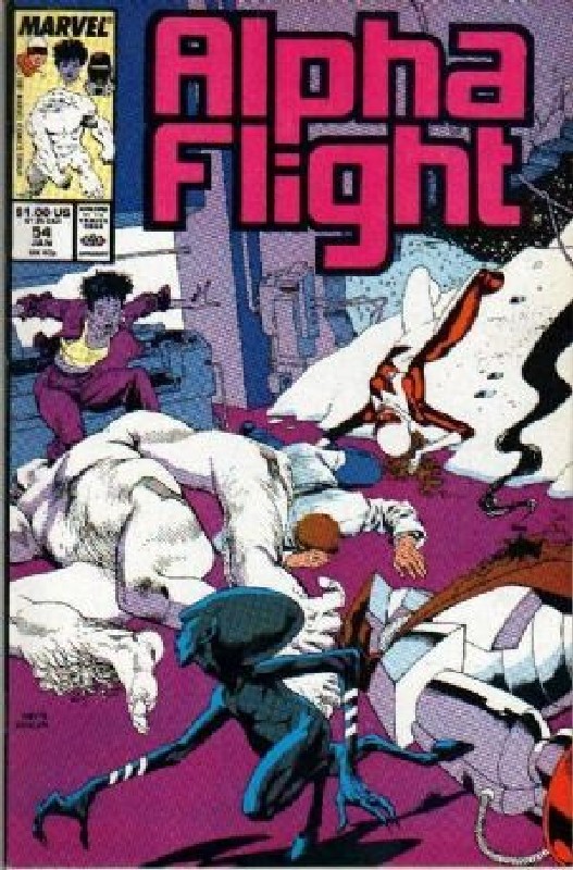 Cover of Alpha Flight (Vol 1) #54. One of 250,000 Vintage American Comics on sale from Krypton!