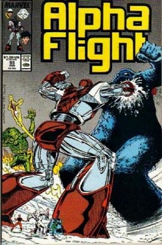 Cover of Alpha Flight (Vol 1) #55. One of 250,000 Vintage American Comics on sale from Krypton!