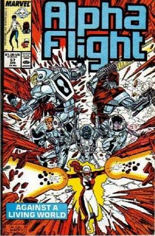 Cover of Alpha Flight (Vol 1) #57. One of 250,000 Vintage American Comics on sale from Krypton!