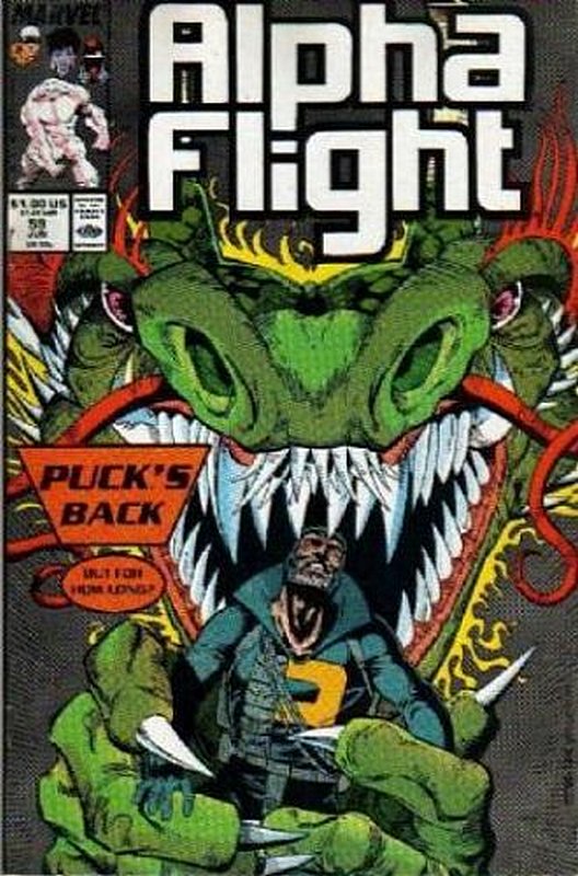 Cover of Alpha Flight (Vol 1) #59. One of 250,000 Vintage American Comics on sale from Krypton!