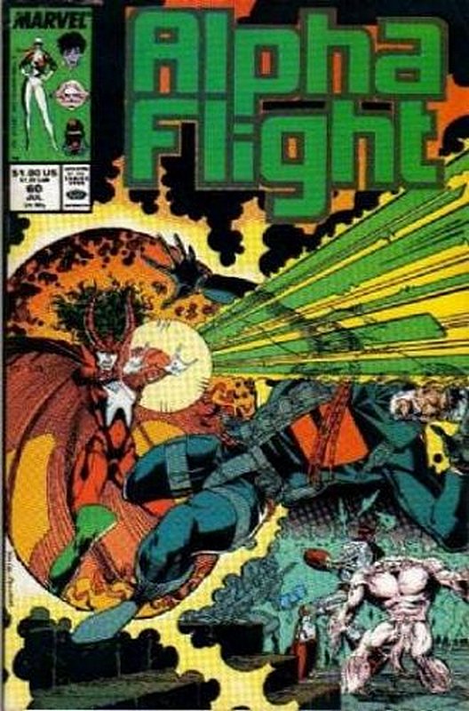 Cover of Alpha Flight (Vol 1) #60. One of 250,000 Vintage American Comics on sale from Krypton!
