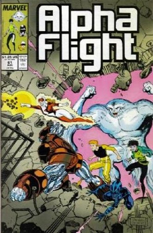 Cover of Alpha Flight (Vol 1) #61. One of 250,000 Vintage American Comics on sale from Krypton!