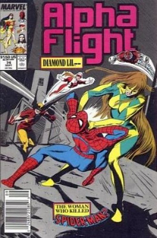 Cover of Alpha Flight (Vol 1) #74. One of 250,000 Vintage American Comics on sale from Krypton!