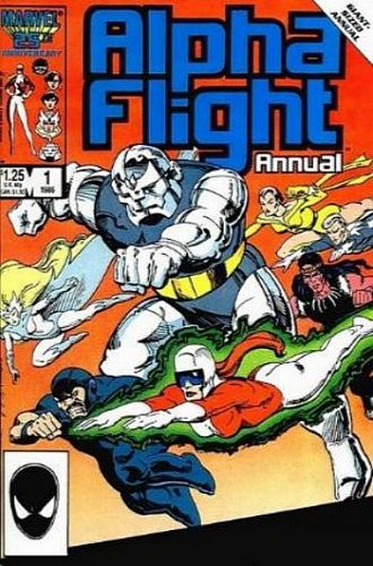 Cover of Alpha Flight Annual #1. One of 250,000 Vintage American Comics on sale from Krypton!