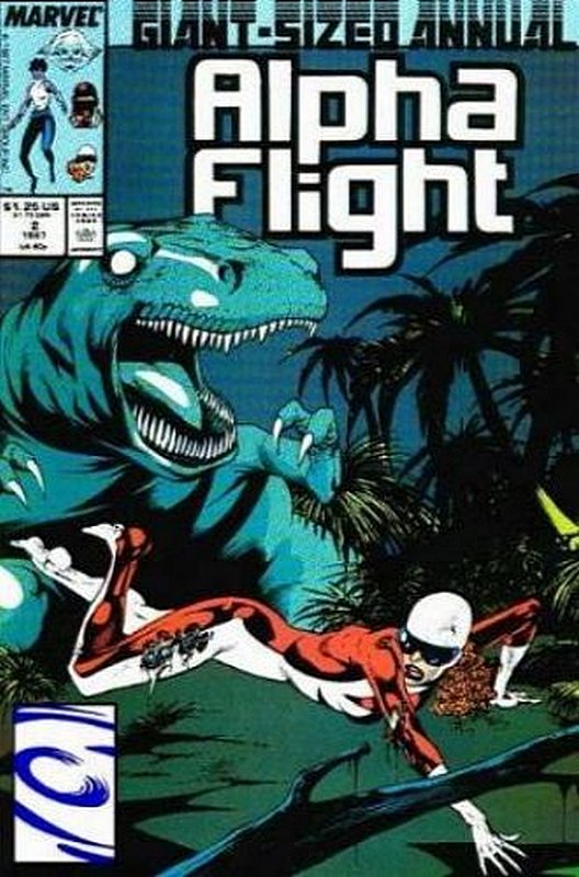 Cover of Alpha Flight Annual #2. One of 250,000 Vintage American Comics on sale from Krypton!