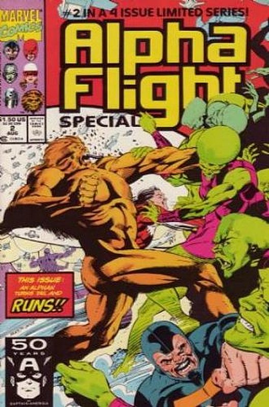 Cover of Alpha Flight Special (1991 Ltd) #2. One of 250,000 Vintage American Comics on sale from Krypton!