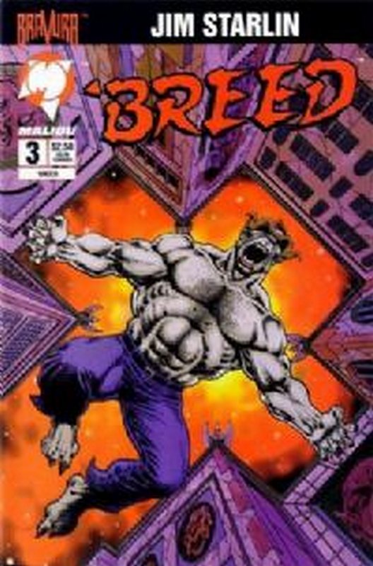 Cover of Breed (1996 Ltd) #3. One of 250,000 Vintage American Comics on sale from Krypton!