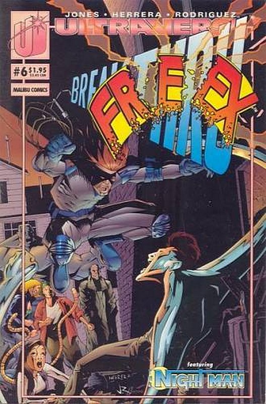 Cover of Freex (Vol 1) #6. One of 250,000 Vintage American Comics on sale from Krypton!