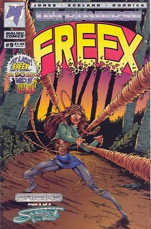 Cover of Freex (Vol 1) #9. One of 250,000 Vintage American Comics on sale from Krypton!
