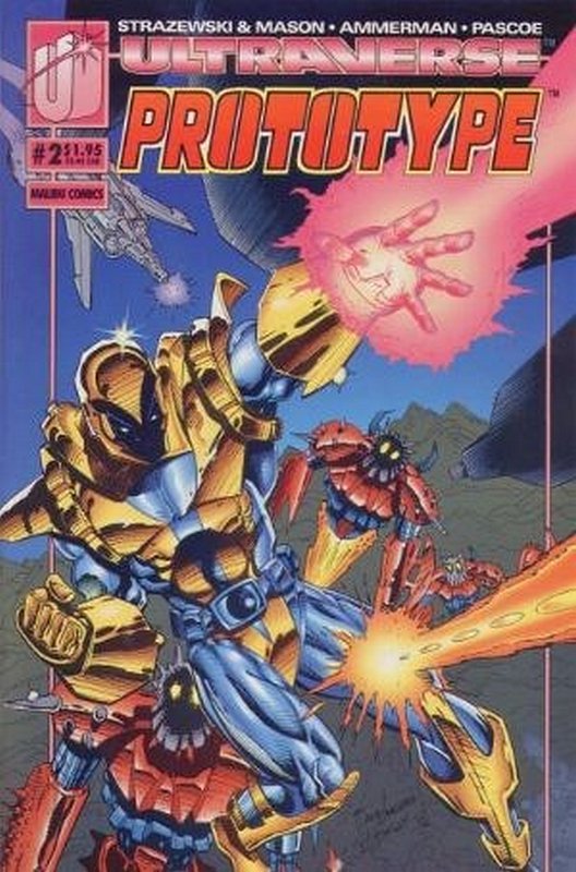 Cover of Prototype (Vol 1) (Malibu) #2. One of 250,000 Vintage American Comics on sale from Krypton!
