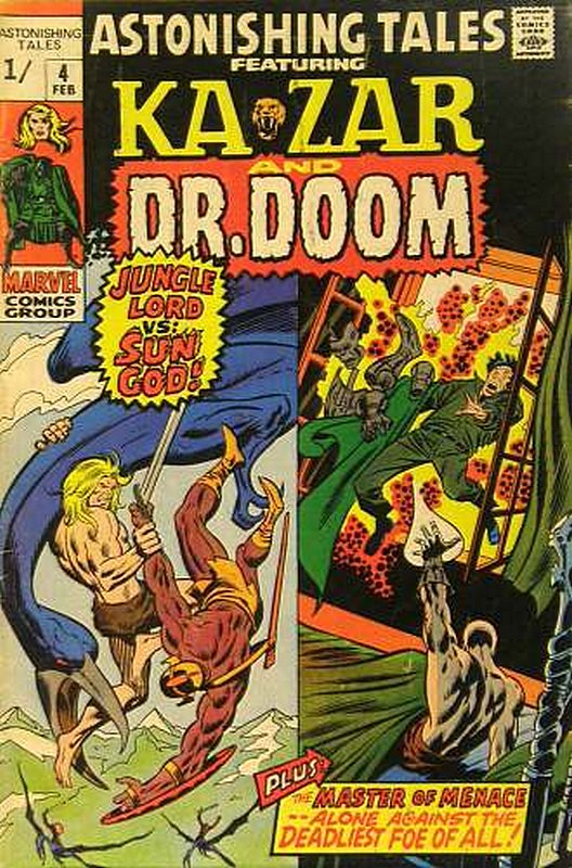 Cover of Astonishing Tales (Vol 1) #4. One of 250,000 Vintage American Comics on sale from Krypton!
