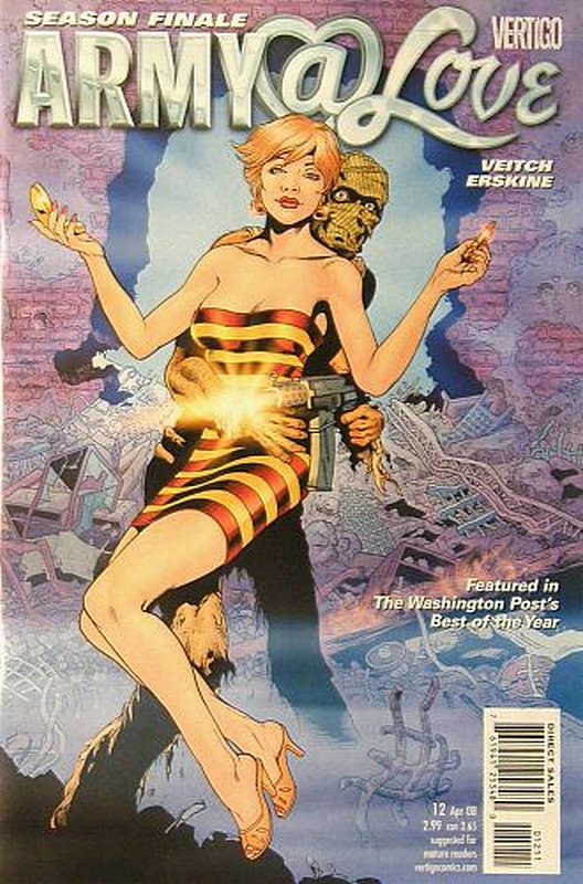 Cover of Army @ Love (Vol 1) #12. One of 250,000 Vintage American Comics on sale from Krypton!
