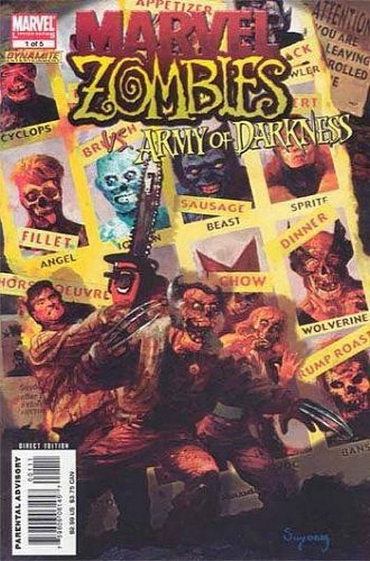 Cover of Marvel Zombies vs Army of Darkness (2007 Ltd) #1. One of 250,000 Vintage American Comics on sale from Krypton!