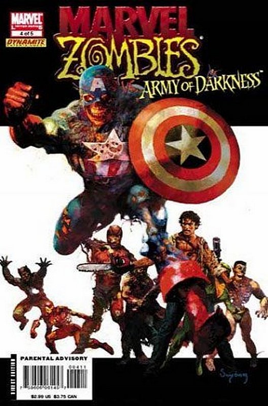 Cover of Marvel Zombies vs Army of Darkness (2007 Ltd) #4. One of 250,000 Vintage American Comics on sale from Krypton!