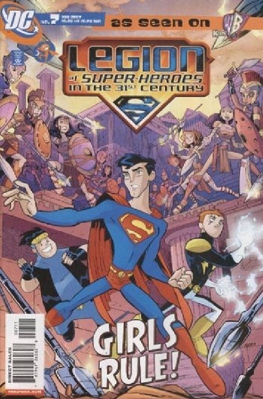 Cover of Legion of Super Heroes in the 31st Century #7. One of 250,000 Vintage American Comics on sale from Krypton!