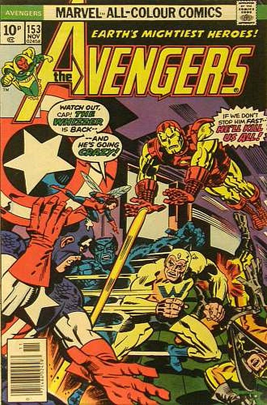 Cover of Avengers (Vol 1) #153. One of 250,000 Vintage American Comics on sale from Krypton!