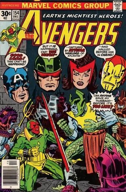 Cover of Avengers (Vol 1) #154. One of 250,000 Vintage American Comics on sale from Krypton!
