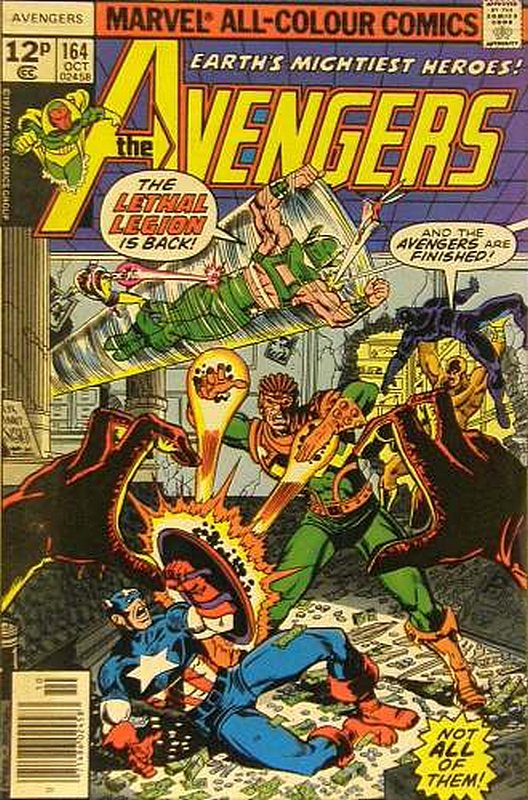 Cover of Avengers (Vol 1) #164. One of 250,000 Vintage American Comics on sale from Krypton!