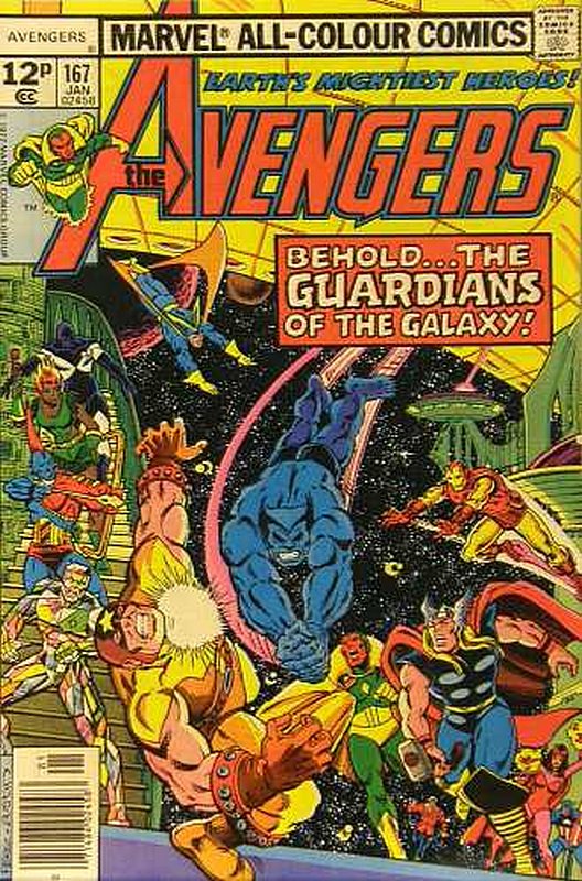 Cover of Avengers (Vol 1) #167. One of 250,000 Vintage American Comics on sale from Krypton!