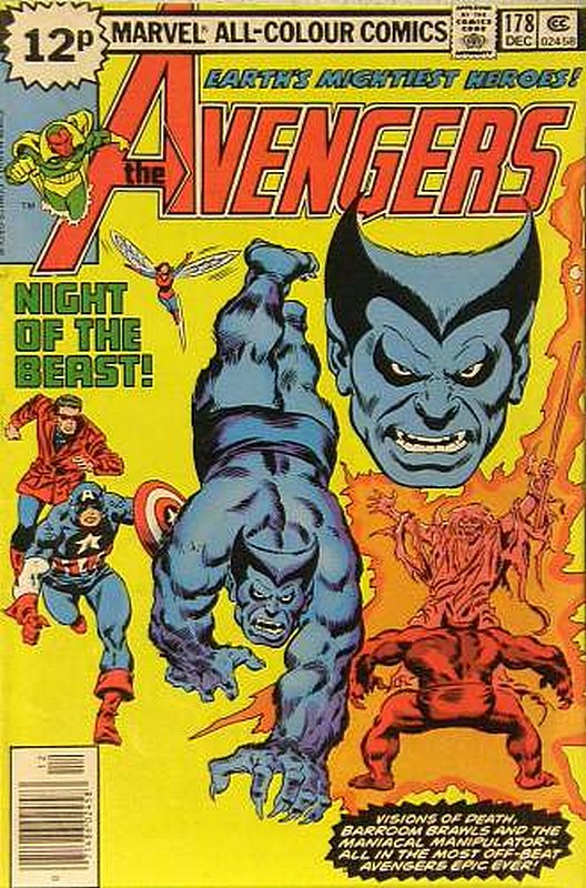 Cover of Avengers (Vol 1) #178. One of 250,000 Vintage American Comics on sale from Krypton!