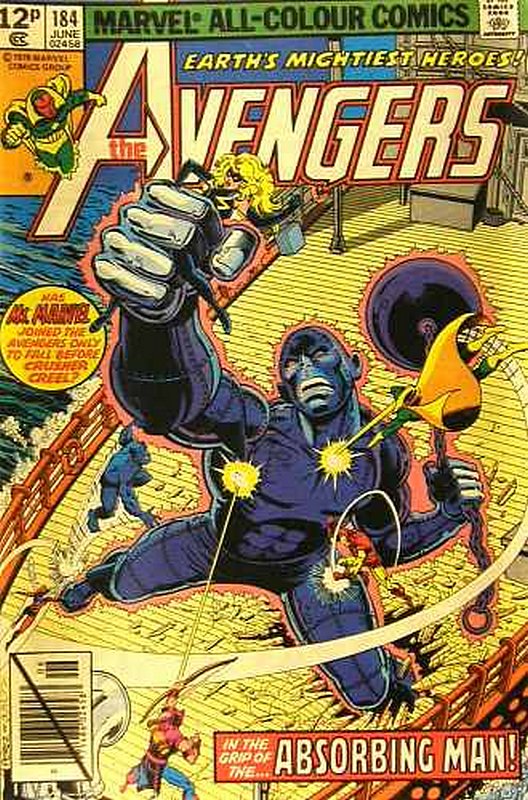 Cover of Avengers (Vol 1) #184. One of 250,000 Vintage American Comics on sale from Krypton!