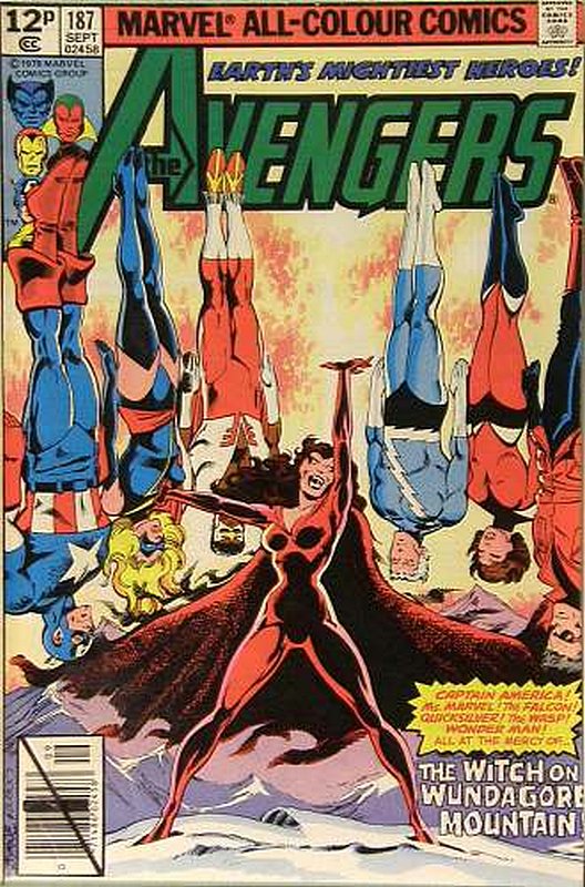 Cover of Avengers (Vol 1) #187. One of 250,000 Vintage American Comics on sale from Krypton!