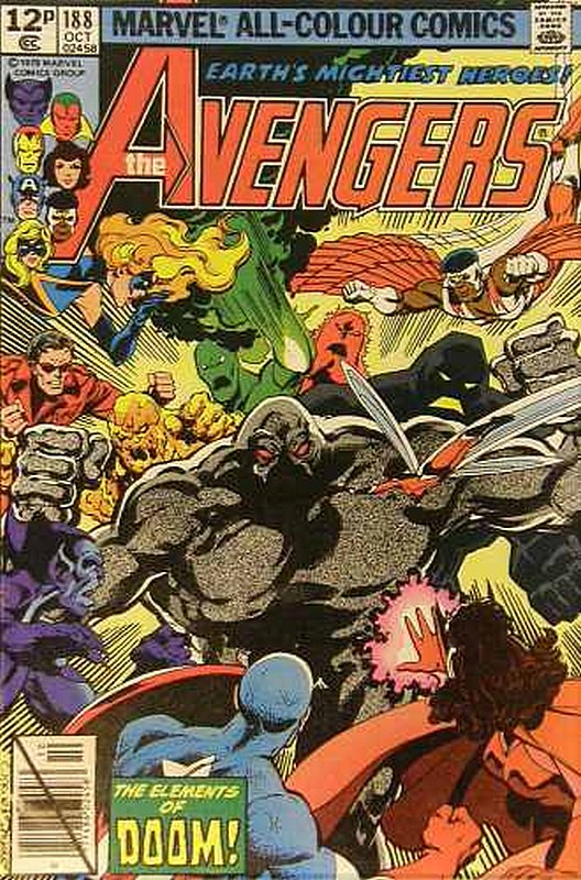 Cover of Avengers (Vol 1) #188. One of 250,000 Vintage American Comics on sale from Krypton!