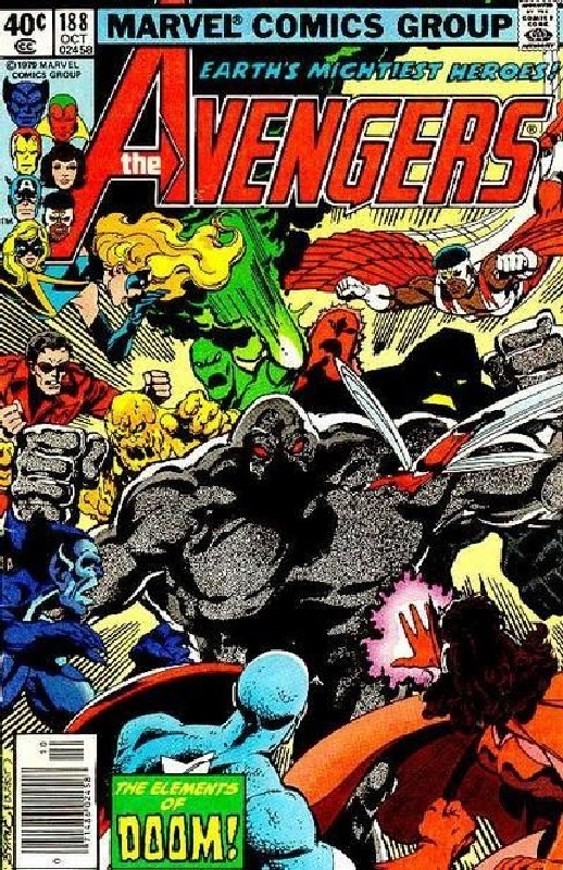 Cover of Avengers (Vol 1) #188. One of 250,000 Vintage American Comics on sale from Krypton!
