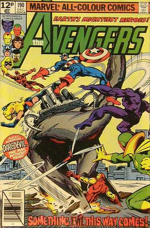 Cover of Avengers (Vol 1) #190. One of 250,000 Vintage American Comics on sale from Krypton!