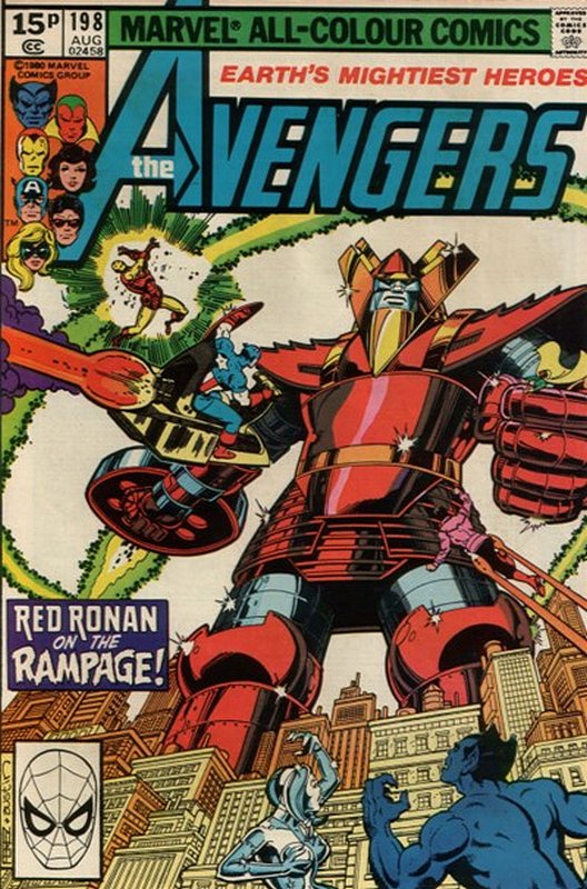 Cover of Avengers (Vol 1) #198. One of 250,000 Vintage American Comics on sale from Krypton!